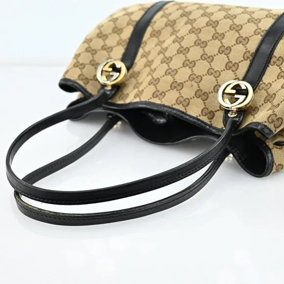 Auth Gucci Twins Heart Gg Tote Bag #47316G21B - Picture 6 of 12